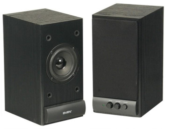 Колонки Sven SPS-609 2.0 черный 10Вт от магазина РЭССИ