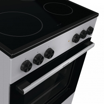 Плита Электрическая Gorenje GEC6A11SG серый стеклокерамика (без крышки) от магазина РЭССИ