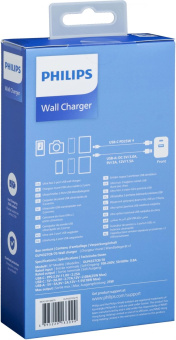 Сетевое зар./устр. Philips DLP4327 240W 1.5A (PD) USB/USB Type-C универсальное черный (DLP4327CB/70) от магазина РЭССИ