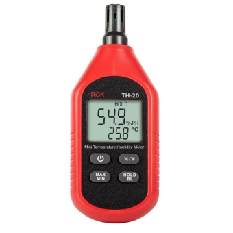 Термогигрометр RGK TH-20 с поверкой 778619 от магазина РЭССИ