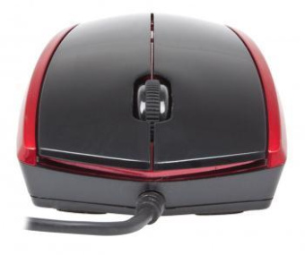 Мышь A4Tech V-Track Padless N-400 черный/красный оптическая (1000dpi) USB (3but) от магазина РЭССИ