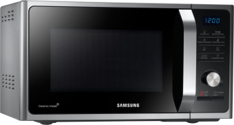 Микроволновая Печь Samsung MG23F302TQS/BW 23л. 800Вт серебристый/черный от магазина РЭССИ