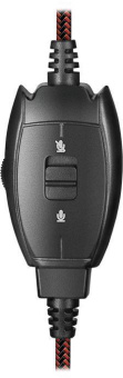 Наушники с микрофоном Sven AP-G333MV черный/красный 2.2м накладные оголовье (SV-019396) от магазина РЭССИ