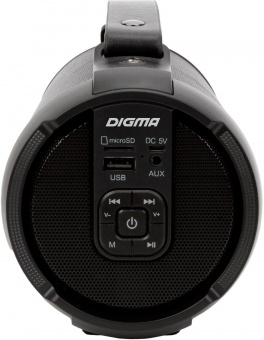 Колонка порт. Digma D-PS1520 черный/черный 16W 1.0 BT 10м 1500mAh (SP1520B) от магазина РЭССИ