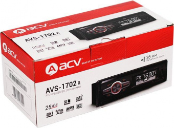 Автомагнитола ACV AVS-1702R 1DIN 4x25Вт от магазина РЭССИ