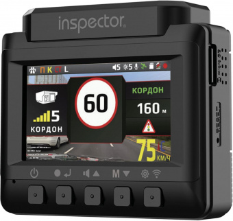 Видеорегистратор с радар-детектором Inspector BRAVO S GPS ГЛОНАСС черный от магазина РЭССИ