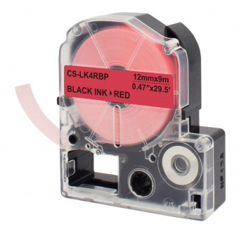 Картридж ленточный Cactus CS-LK4RBP черный для Epson LW300/LW400/LW700/LW600P/LW1000P/K400/Z700/Z900 от магазина РЭССИ