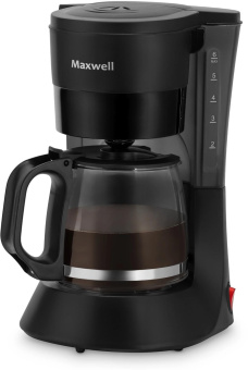 Кофеварка капельная Maxwell MW-1650 600Вт черный от магазина РЭССИ