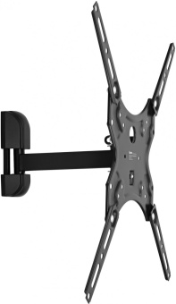 Кронштейн для телевизора Buro MF1 черный 13"-60" макс.25кг настенный поворот и наклон от магазина РЭССИ