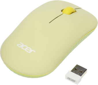 Мышь Acer OMR205 зеленый/желтый оптическая 1200dpi беспров. USB для ноутбука 3but (ZL.MCEEE.02J) от магазина РЭССИ