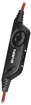 Наушники с микрофоном Sven AP-U880MV черный/красный 2.2м мониторные оголовье (SV-016739) от магазина РЭССИ