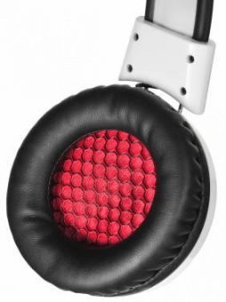 Наушники с микрофоном Оклик HS-G300 ARMAGEDDON белый/черный 2.2м мониторные оголовье (361558) от магазина РЭССИ