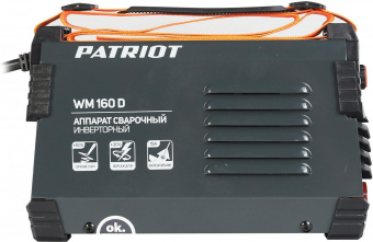 Сварочный аппарат Patriot WM160D инвертор ММА 6.8кВт от магазина РЭССИ