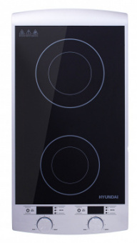 Плита Индукционная Hyundai HYC-0103 серебристый/черный стеклокерамика (настольная) от магазина РЭССИ