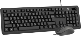 Клавиатура + мышь Оклик S605 клав:черный мышь:черный USB Multimedia от магазина РЭССИ