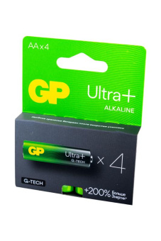 Элемент питания GP Ultra Plus GP15AUPA21-2CRSB4 G-TECH LR6 BL4 от магазина РЭССИ
