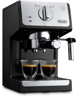 Кофеварка рожковая Delonghi ECP33.21.BK 1100Вт черный от магазина РЭССИ