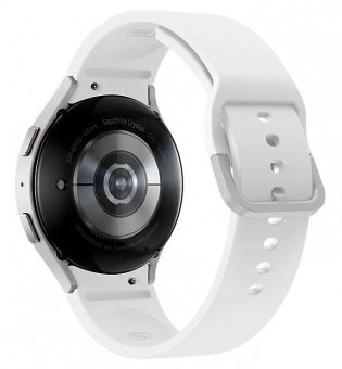 Смарт-часы Samsung Galaxy Watch 5 44мм 1.4" AMOLED корп.серебристый рем.белый (SM-R910NZSAMEA) от магазина РЭССИ