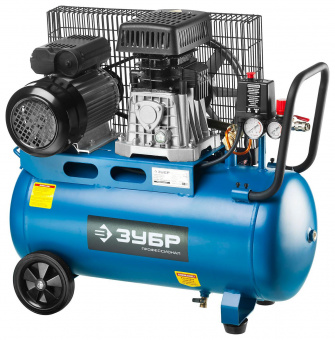 Компрессор поршневой Зубр Профессионал ЗКПМ-360-50-Р-2.2 масляный 360л/мин 50л 2200Вт от магазина РЭССИ