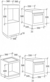 Встраиваемый комплект Candy FCP602X/ECH64CC нержавеющая сталь/черный от магазина РЭССИ