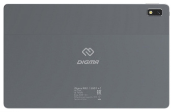 Планшет Digma Pro 1800F 4G Tiger T618 (2.0) 8C RAM8Gb ROM256Gb 10.4" IPS 2000x1200 3G 4G Android 11 темно-серый 13Mpix 5Mpix BT GPS WiFi Touch microSD 128Gb 6000mAh от магазина РЭССИ