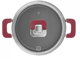 Набор 8 предметов: Кастрюли с/кр 20 см (3,0л), 24 см (5,6л), ковш с/кр 16 см (1,4л), сотейник б/кр 2 от магазина РЭССИ