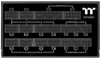 Блок питания Thermaltake ATX 1550W Toughpower Grand TF1 80+ titanium 24+2x(4+4) pin APFC 140mm fan color 16xSATA Cab Manag RTL от магазина РЭССИ