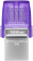 Картинка Флеш Диск Kingston 128Gb DataTraveler microDuo 3C DTDUO3CG3/128GB USB3.0 фиолетовый от магазина РЭССИ Флеш Диск Kingston 128Gb DataTraveler microDuo 3C DTDUO3CG3/128GB USB3.0 фиолетовый от магазина РЭССИ
