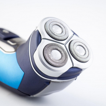 Бритва роторная Galaxy GL 4208 реж.эл.:3 питан.:аккум. голубой от магазина РЭССИ