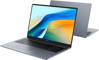 Ноутбук Huawei MateBook D 16 MCLG-X Core i5 13420H 16Gb SSD1Tb Intel UHD Graphics 16" IPS (1920x1200) Windows 11 grey space WiFi BT Cam (53014BKU) от магазина РЭССИ