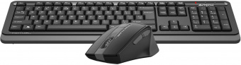 Клавиатура + мышь A4Tech Fstyler FG1035 клав:черный/серый мышь:черный/серый USB беспроводная Multimedia (FG1035 GREY) от магазина РЭССИ