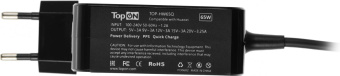 Адаптер TopON TOP-HW65Q автоматический 65W 5V-20V 3.25A от бытовой электросети от магазина РЭССИ