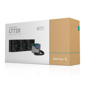 Система водяного охлаждения Deepcool LT720 Soc-AM5/AM4/1151/1200/1700 черный 4-pin 19-32.9dB Al 300W 1856gr Ret (R-LT720-BKAMNF-G-1) от магазина РЭССИ