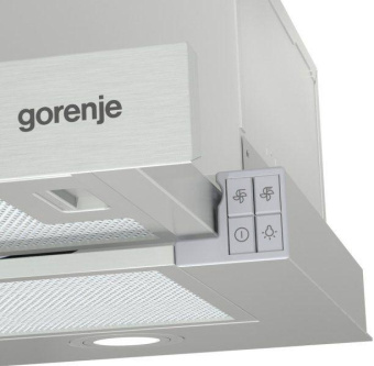 Вытяжка встраиваемая Gorenje TH62E4X нержавеющая сталь управление: кнопочное (1 мотор) от магазина РЭССИ