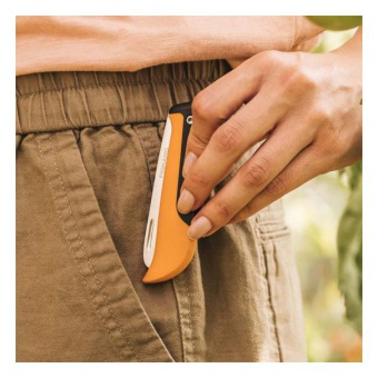 Нож садовый Fiskars K80 малый черный/оранжевый (1062819) от магазина РЭССИ