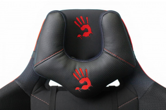 Кресло игровое A4Tech Bloody GC-400 черный/красный с подголов. крестов. пластик черный от магазина РЭССИ