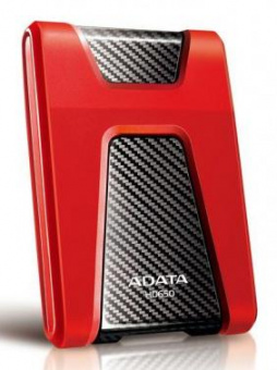 Жесткий диск A-Data USB 3.0 1Tb AHD650-1TU31-CRD HD650 DashDrive Durable 2.5" красный от магазина РЭССИ