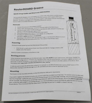 Mikrotik RouterBOARD GrooveA-52HPn электронное устройство от магазина РЭССИ