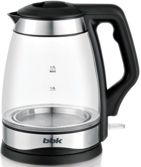 Чайник электрический BBK EK1728G 1.7л. 2200Вт черный корпус: стекло от магазина РЭССИ