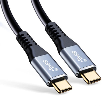 Кабель Premier PD100W/USB 3.1Gen2/4K PCG5916-2.0 USB Type-C (m)-USB Type-C (m) 2м черный от магазина РЭССИ