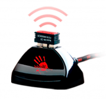 Мышь A4Tech Bloody R90 Plus черный оптическая (5000dpi) беспроводная USB (7but) от магазина РЭССИ