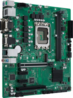 Материнская плата Asus PRO H610M-C-CSM Soc-1700 Intel H610 2xDDR5 mATX AC`97 8ch(7.1) GbLAN+VGA+DVI+HDMI+DP от магазина РЭССИ