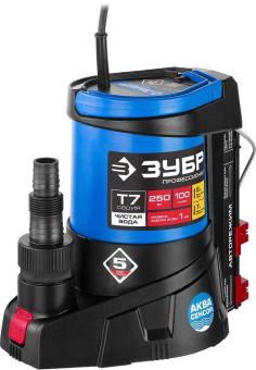 Насос дренажный Зубр НПЧ-Т7-250 250Вт 6000л/час от магазина РЭССИ
