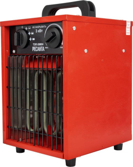 Тепловая пушка электрическая Ресанта ТЭП-3000Н 3000Вт красный от магазина РЭССИ