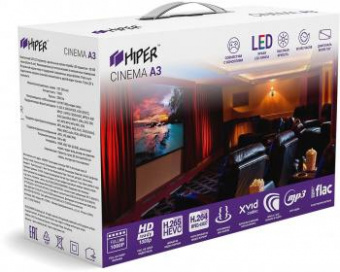 Проектор Hiper Cinema A3 LCD 2200Lm (800x400) 1500:1 ресурс лампы:50000часов 1xUSB typeA 1xHDMI 0.95кг от магазина РЭССИ