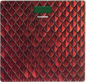 Весы напольные электронные Starwind SSP6035 макс.180кг рисунок/красный от магазина РЭССИ