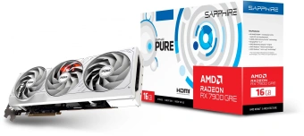 Видеокарта Sapphire PCI-E 4.0 11325-03-20G PURE RX 7900 GRE GAMING OC AMD Radeon RX 7900GRE 16Gb 256bit GDDR6 1972/18000 HDMIx2 DPx2 HDCP Ret от магазина РЭССИ