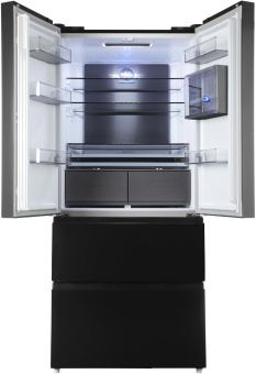 Холодильник Hyundai CM55043F 3-хкамерн. черная сталь инвертер от магазина РЭССИ