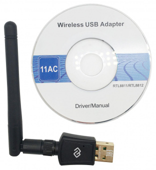 Сетевой адаптер WiFi Digma DWA-AC600E AC600 USB 2.0 (ант.внеш.съем) 1ант. (упак.:1шт) от магазина РЭССИ
