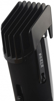 Машинка для стрижки Polaris PHC 0512RC черный/серебристый (насадок в компл:2шт) от магазина РЭССИ